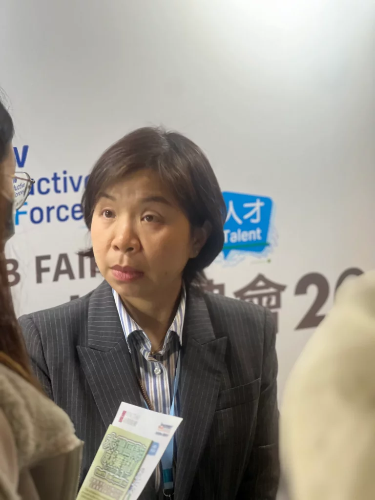 勞工處勞工事務主任張佩芳