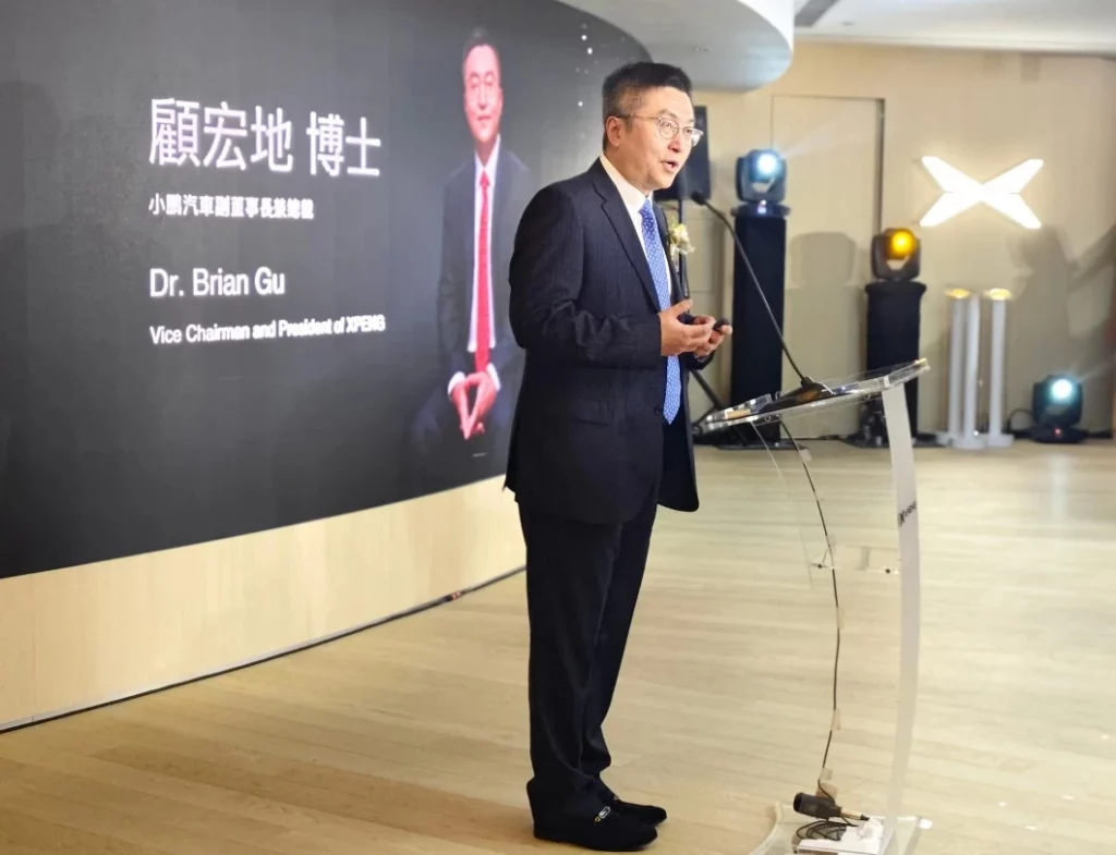 小鵬汽車聯席總裁顧宏地