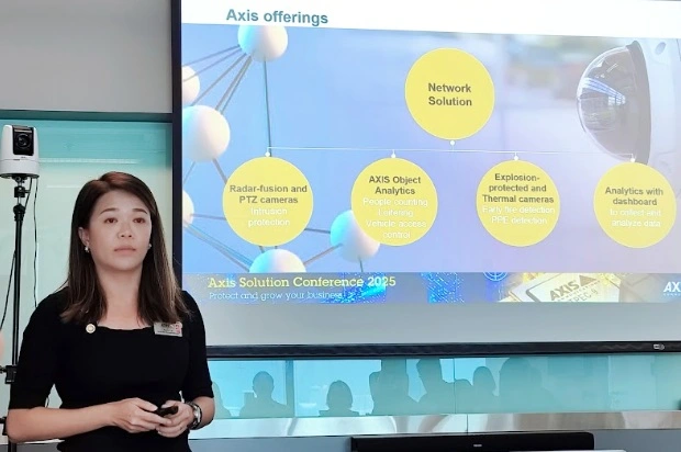 安訊士網絡通訊公司高級客戶經理賴映嫦